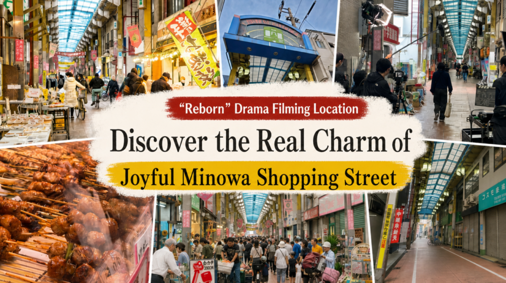 "Reborn" Drama Filming Location | Discover the Real Charm of Joyful Minowa Shopping Street